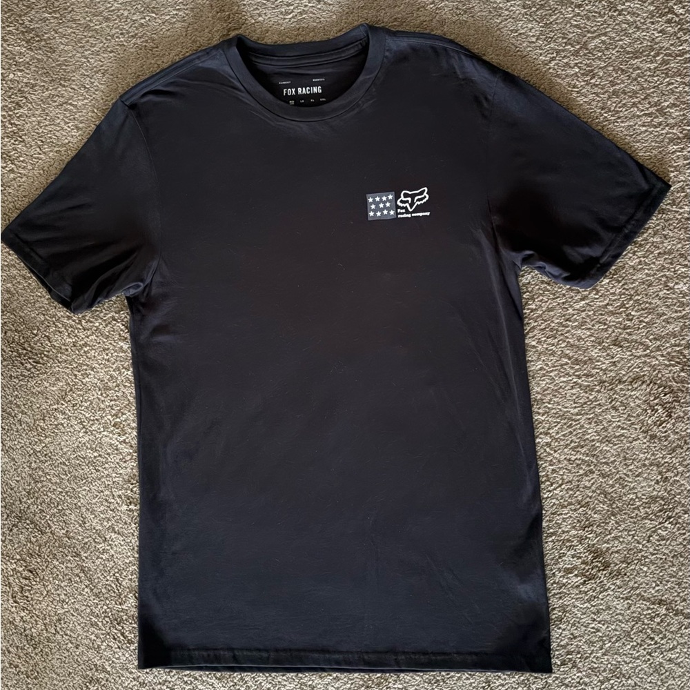 Fox Racing Gray Short-Sleeve Graphic Tee Mens Size M Mud Sweat and Tears design